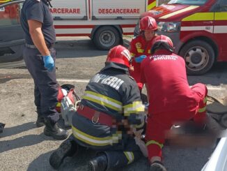 Accident grav în județul Ialomița. FOTO ISU Ialomița