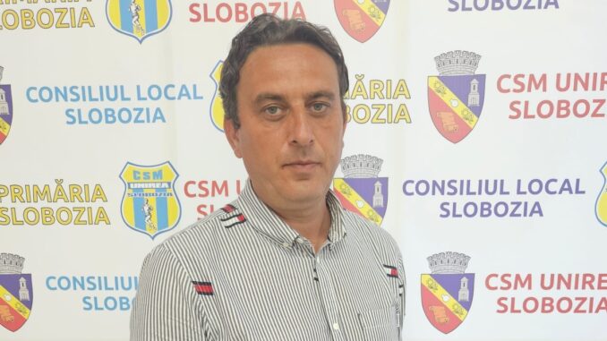 Nicolae Goidea, managerul secției de handbal al CSM Unirea Slobozia. FOTO CSM